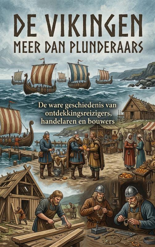 Omslag van De Vikingen: Meer dan Plunderaars