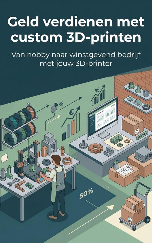 Omslag van Geld verdienen met custom 3D-printen