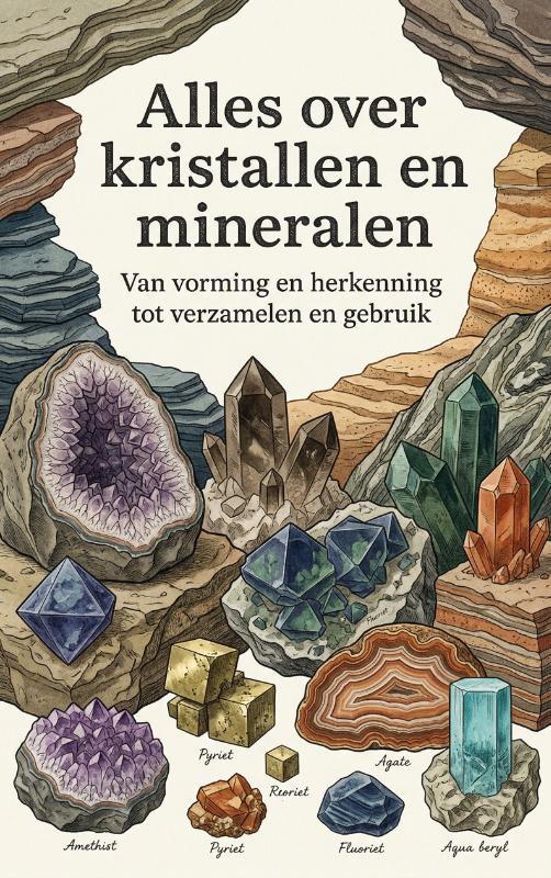 Omslag van Alles over kristallen en mineralen