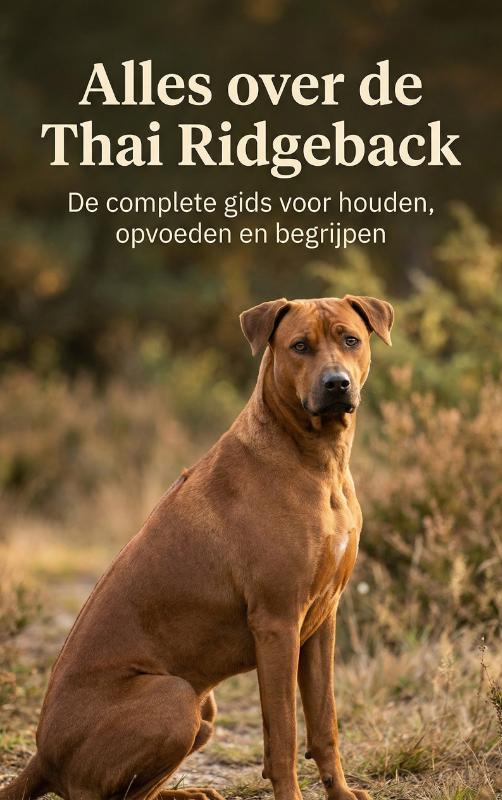 Omslag van Alles over de Thai Ridgeback