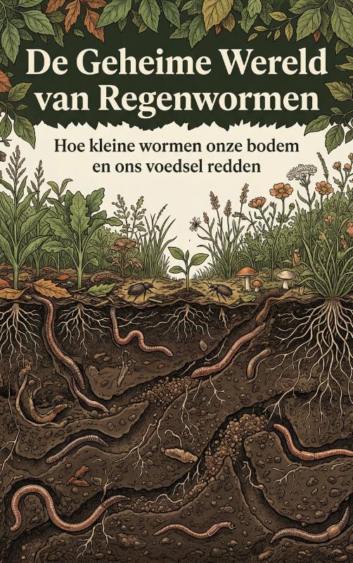 Omslag van De Geheime Wereld van Regenwormen