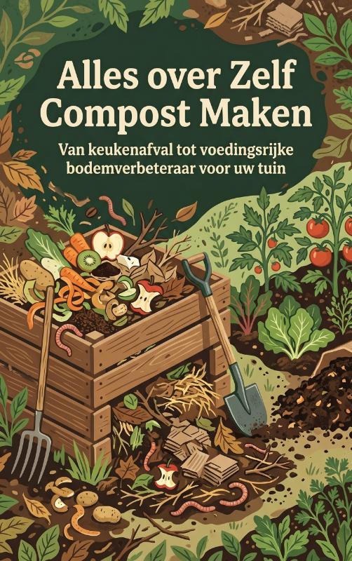Omslag van Alles over Zelf Compost Maken