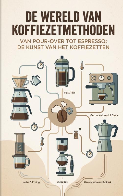 Omslag van De wereld van Koffiezetmethoden