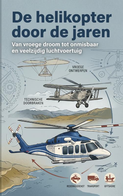 Omslag van De helikopter door de jaren