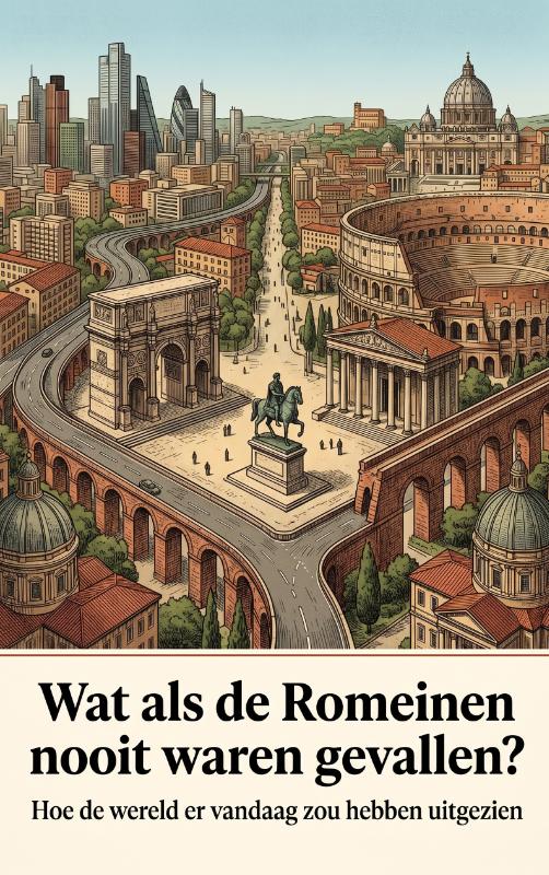 Omslag van Wat als de Romeinen nooit waren gevallen?