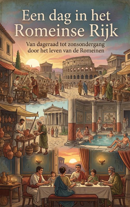 Omslag van Een dag in het Romeinse Rijk