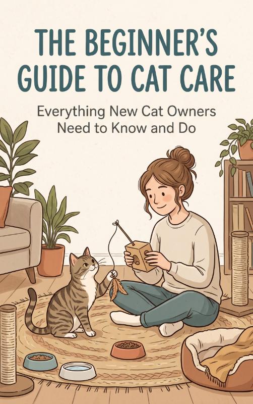 Omslag van The Beginner's Guide to Cat Care