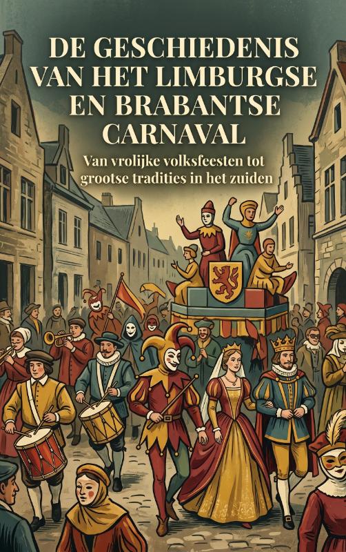 Omslag van De geschiedenis van het Limburgse en Brabantse carnaval