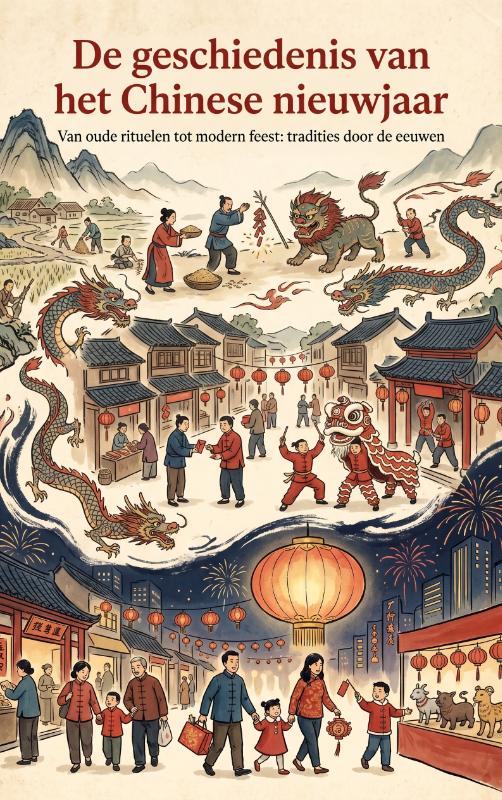 Omslag van De geschiedenis van het Chinese nieuwjaar