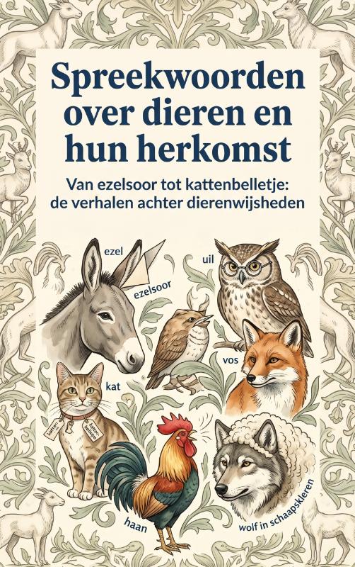 Omslag van Spreekwoorden over dieren en hun herkomst