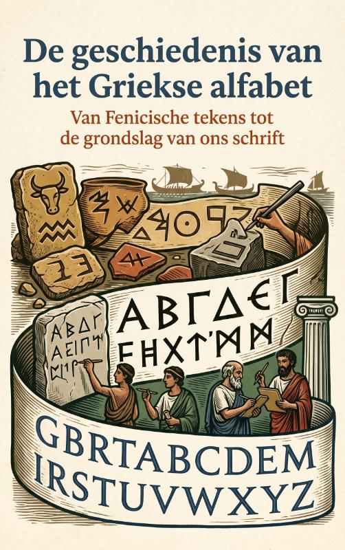 Omslag van De geschiedenis van het Griekse alfabet