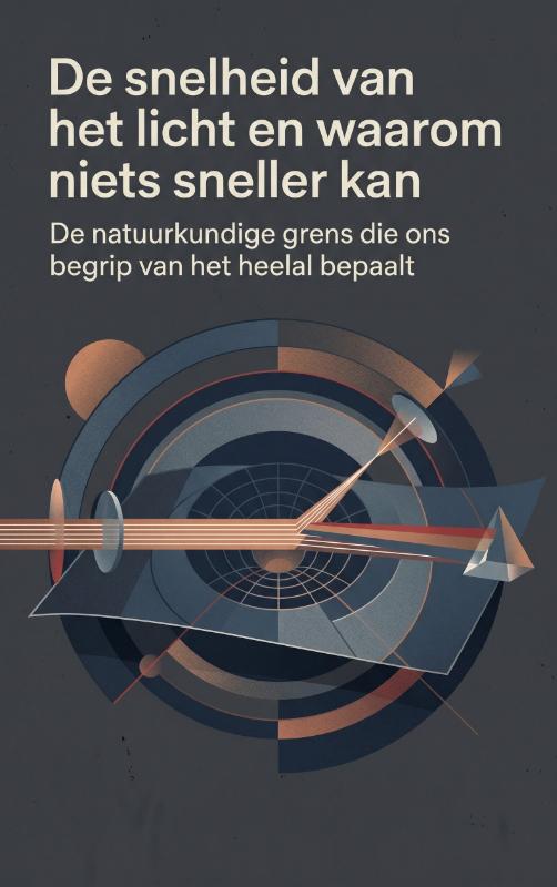 Omslag van De snelheid van het licht en waarom niets sneller kan