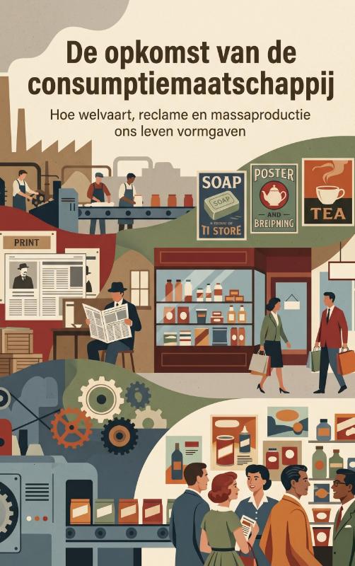 Omslag van De opkomst van de consumptiemaatschappij