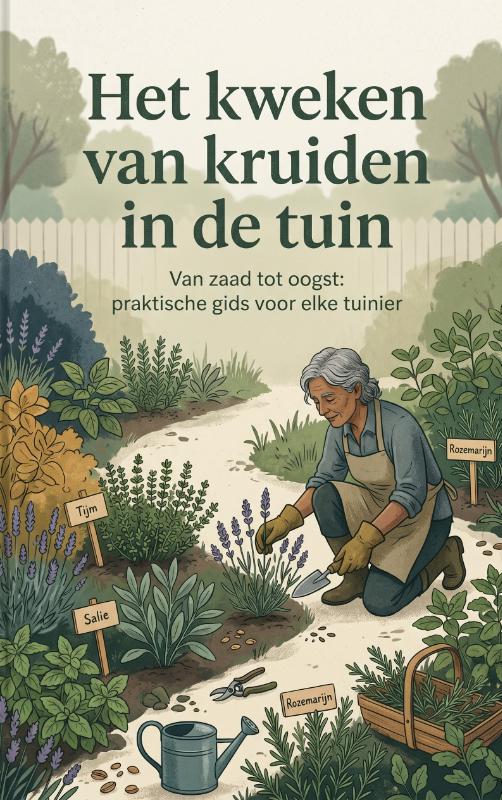 Omslag van Het kweken van kruiden in de tuin