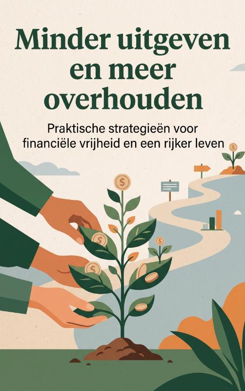 Omslag van Minder uitgeven en meer overhouden