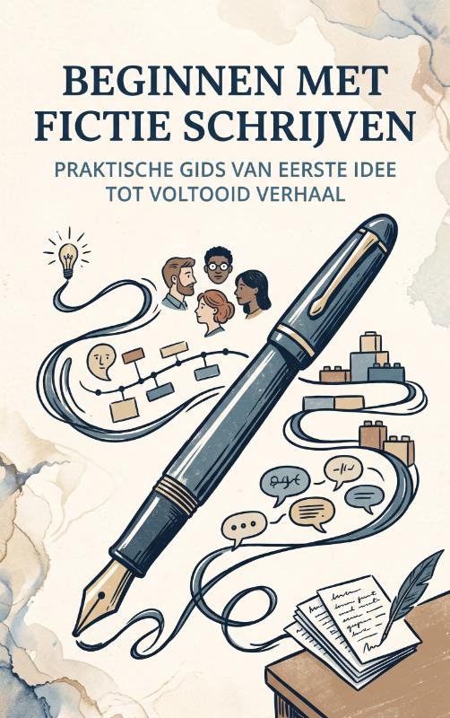 Omslag van Beginnen met fictie schrijven