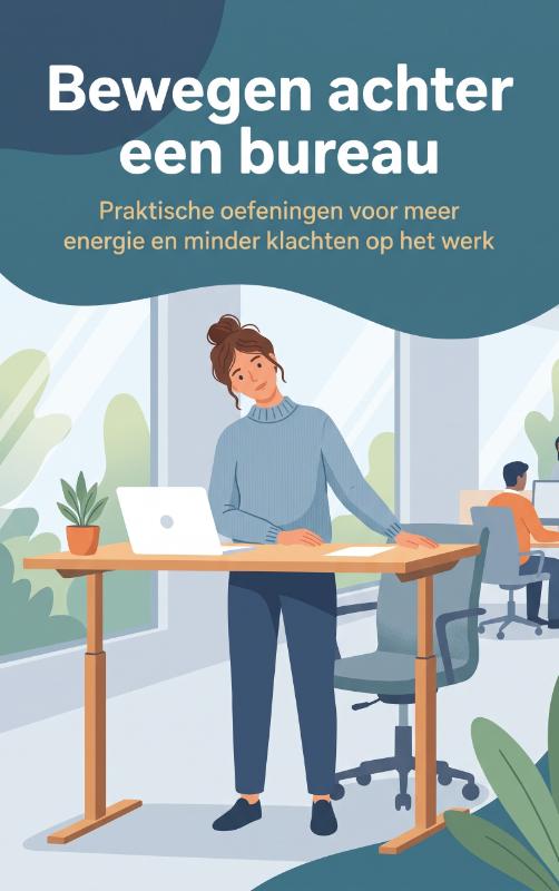 Omslag van Bewegen achter een bureau