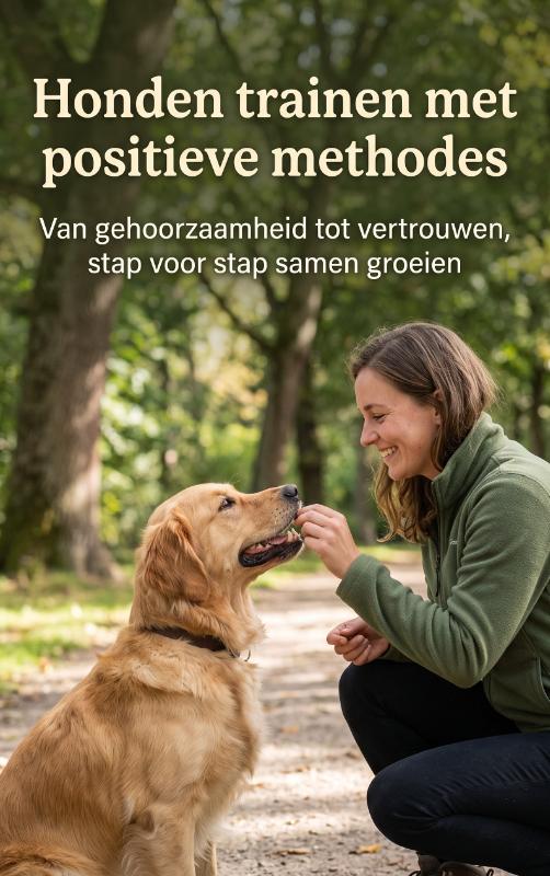Omslag van Honden trainen met positieve methodes