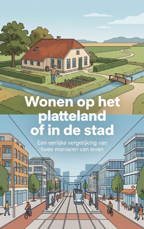 Omslag van Wonen op het platteland of in de stad