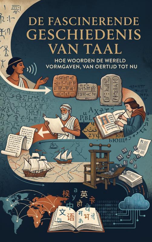 Omslag van De fascinerende geschiedenis van taal