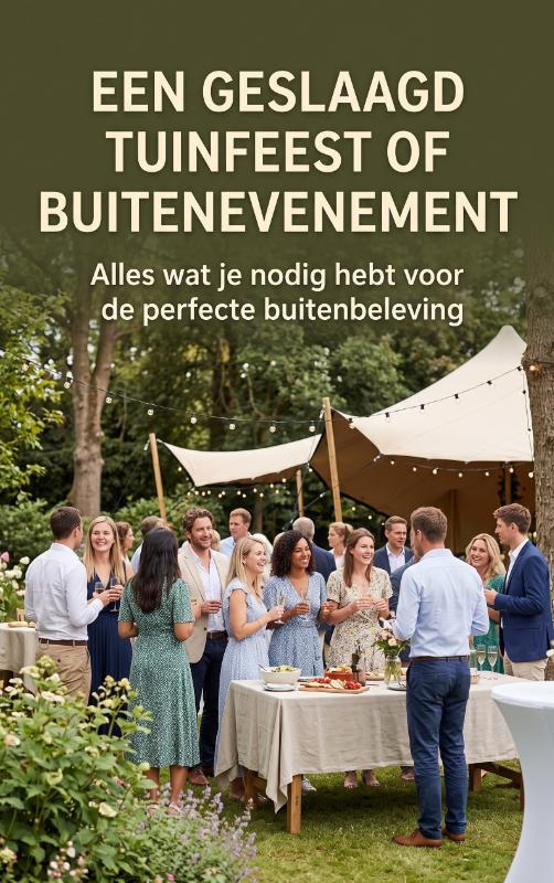 Omslag van Een geslaagd tuinfeest of buitenevenement