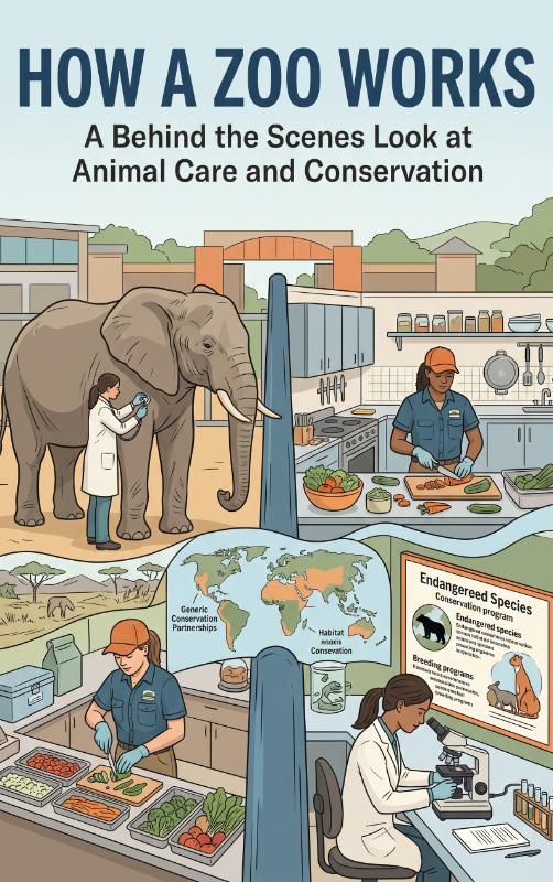 Omslag van How a Zoo Works