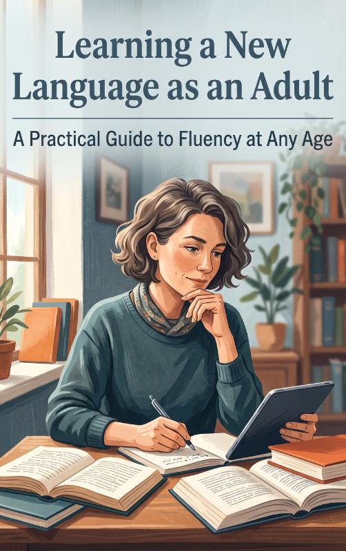 Omslag van Learning a New Language as an Adult