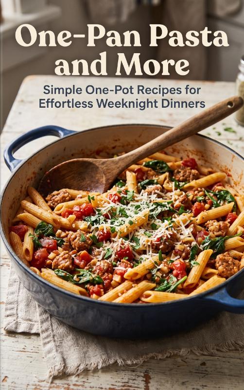 Omslag van One-Pan Pasta and More