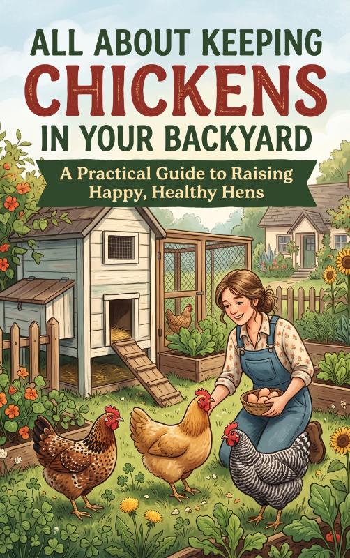 Omslag van All About Keeping Chickens in Your Backyard