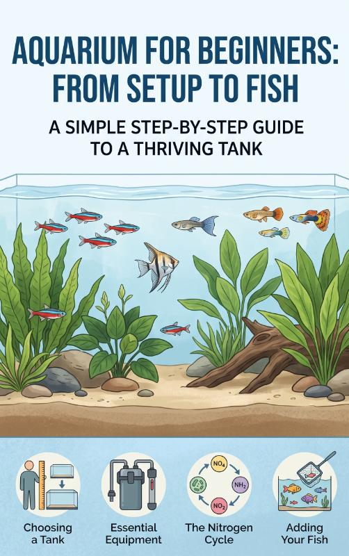 Omslag van Aquarium for Beginners: From Setup to Fish