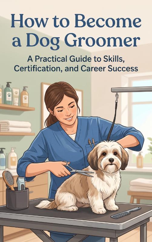 Omslag van How to Become a Dog Groomer