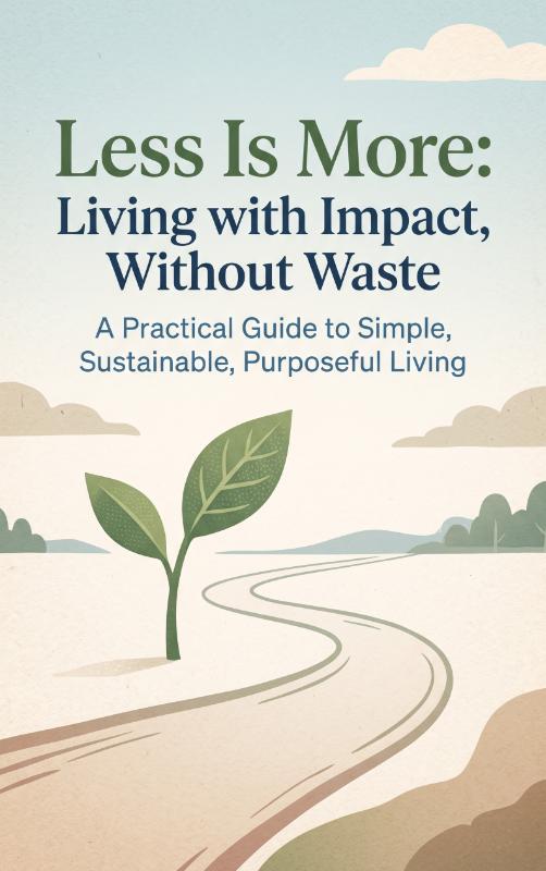 Omslag van Less Is More: Living with Impact, Without Waste