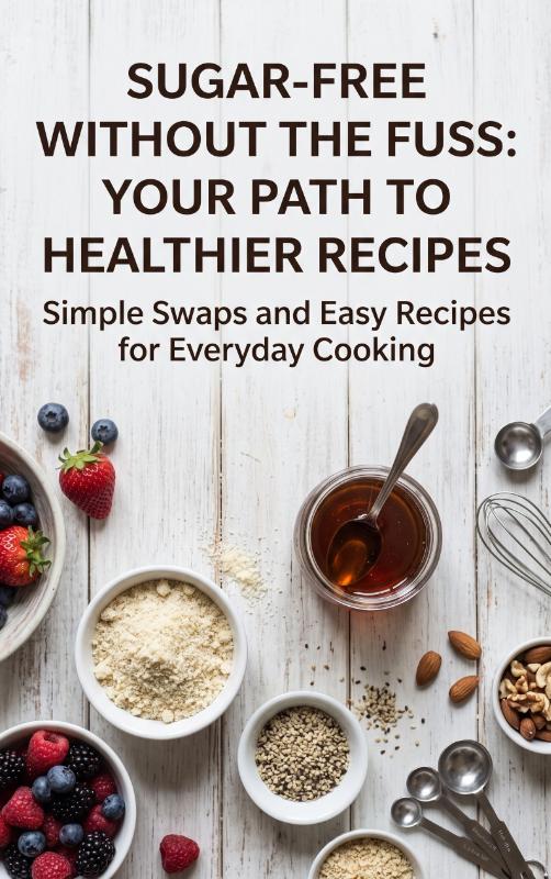 Omslag van Sugar-Free Without the Fuss: Your Path to Healthier Recipes