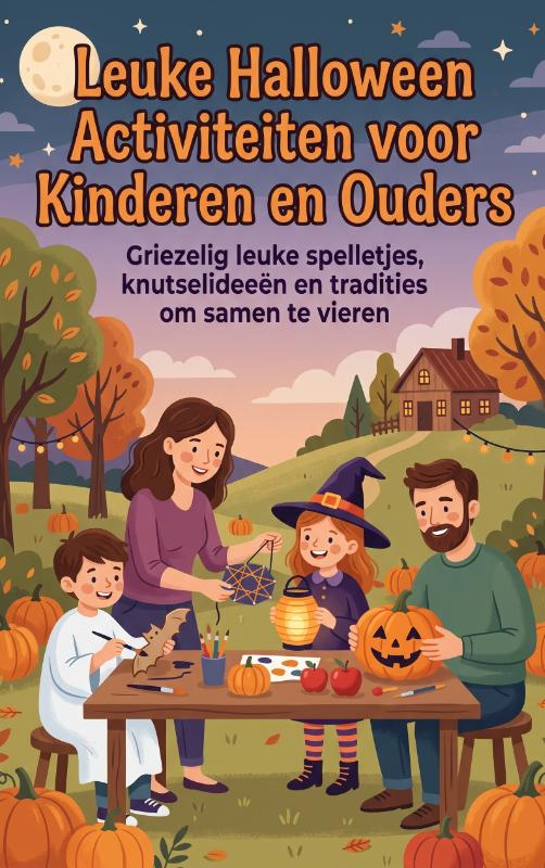 Omslag van Leuke Halloween Activiteiten voor Kinderen en Ouders