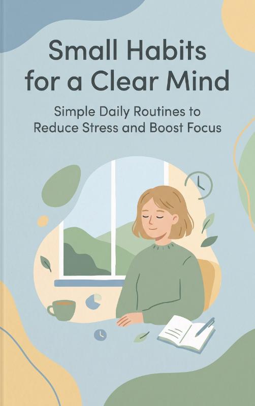 Omslag van Small Habits for a Clear Mind