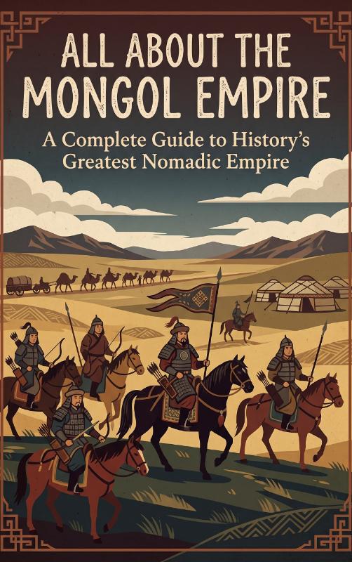 Omslag van All About the Mongol Empire