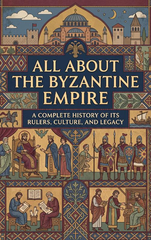 Omslag van All About the Byzantine Empire