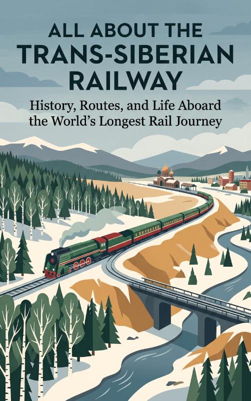 Omslag van All About the Trans-Siberian Railway