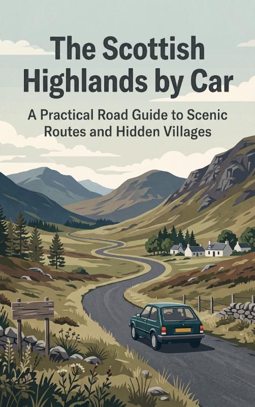 Omslag van The Scottish Highlands by Car