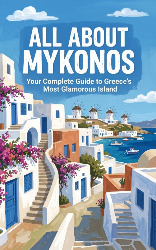 Omslag van All About Mykonos