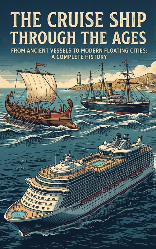 Omslag van The Cruise Ship Through the Ages