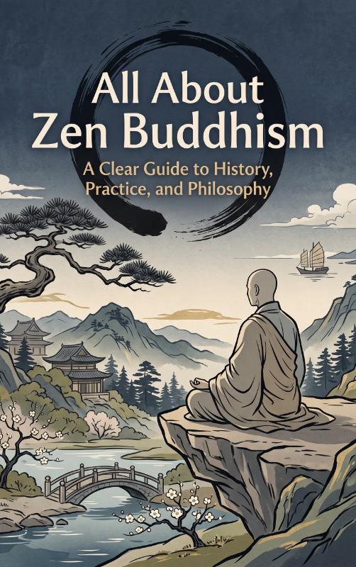 Omslag van All About Zen Buddhism