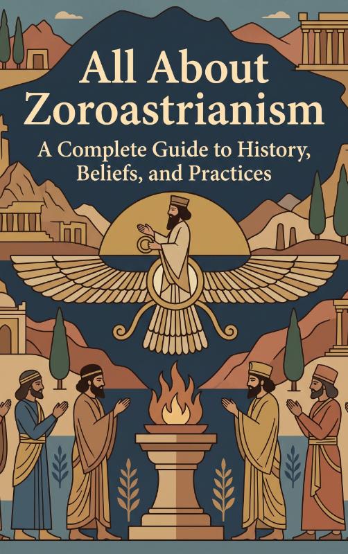 Omslag van All About Zoroastrianism