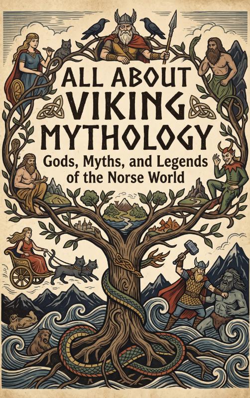 Omslag van All About Viking Mythology
