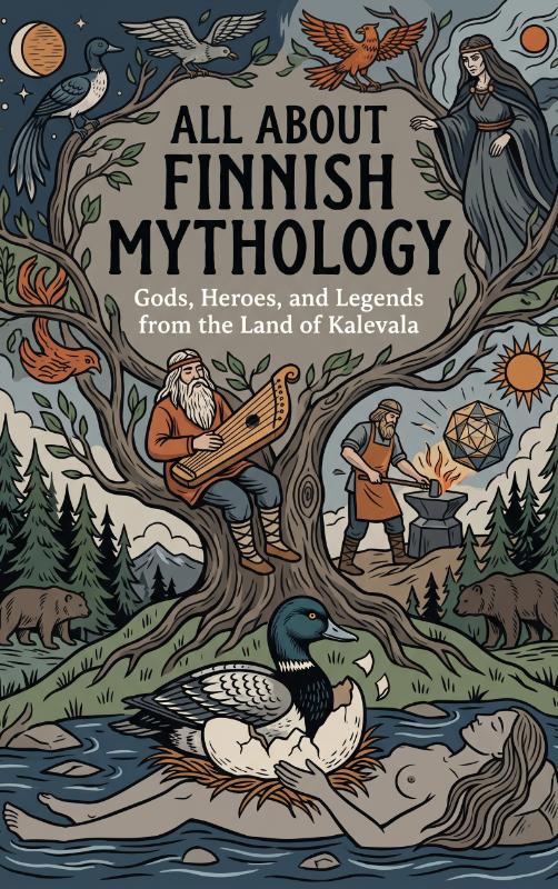 Omslag van All About Finnish Mythology