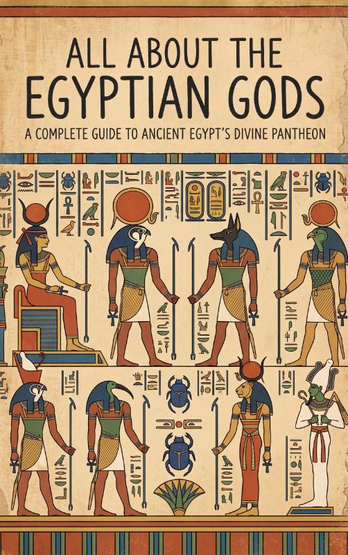 Omslag van All About the Egyptian Gods
