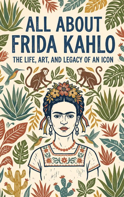 Omslag van All About Frida Kahlo