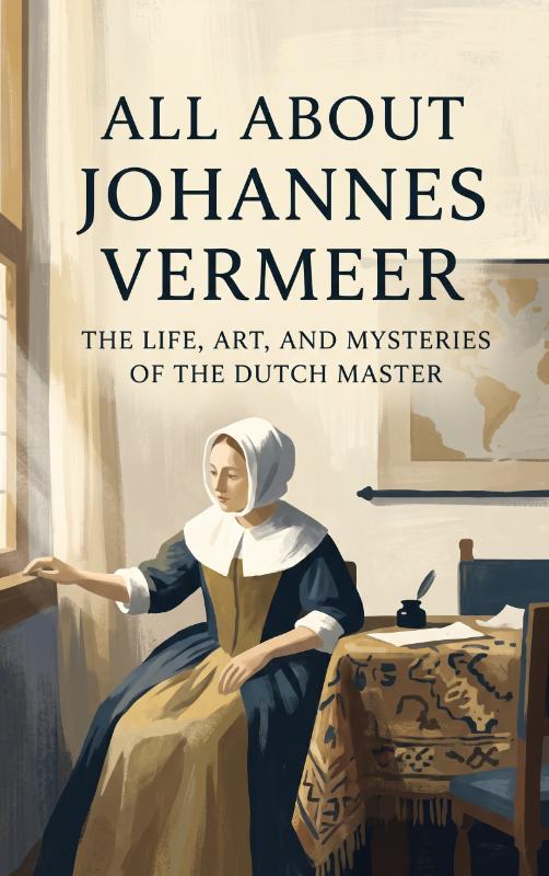Omslag van All About Johannes Vermeer