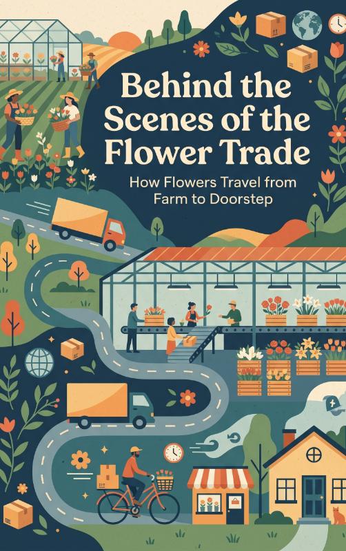Omslag van Behind the Scenes of the Flower Trade