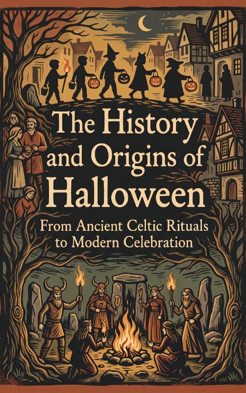 Omslag van The History and Origins of Halloween